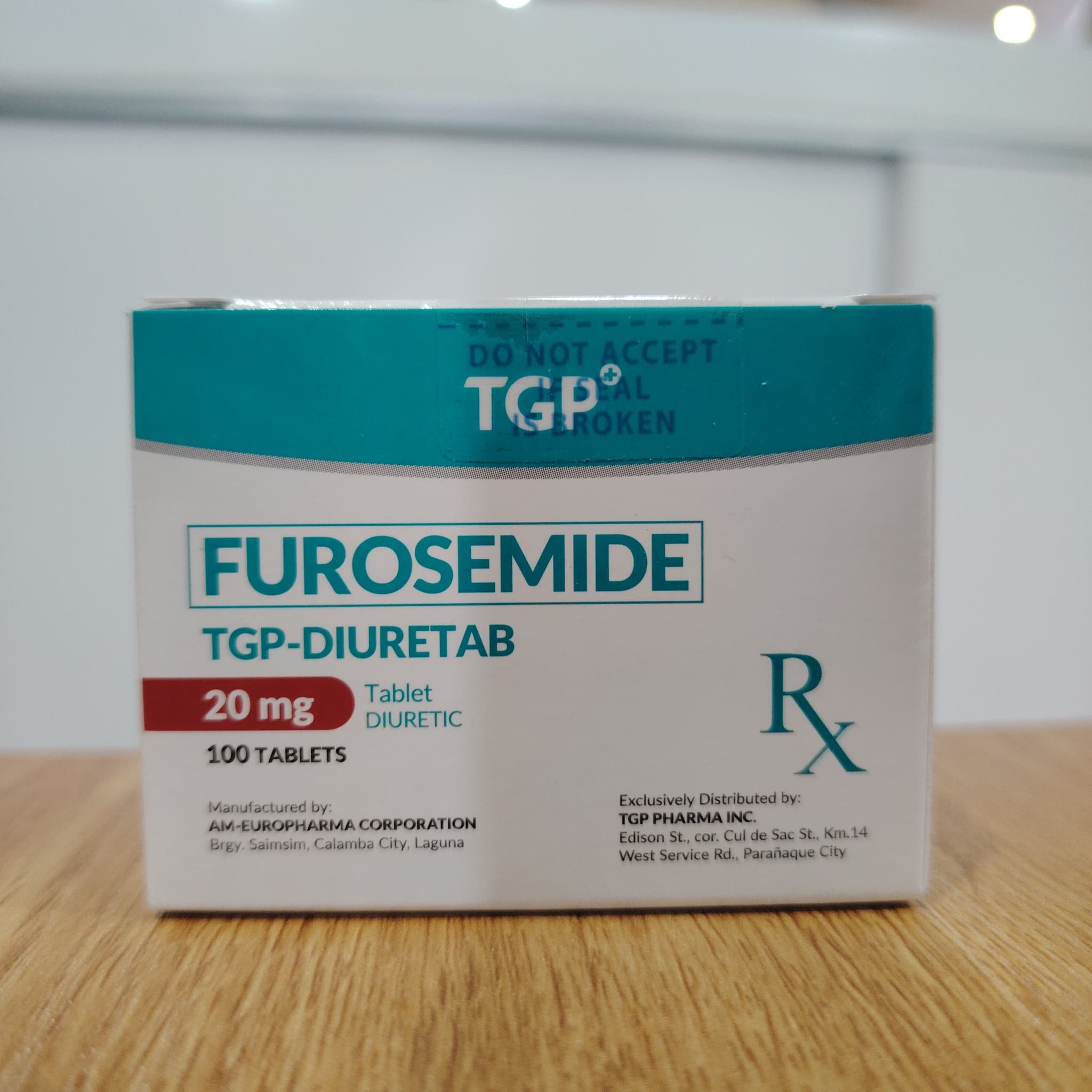 Furosemide TGP-DIURETAB 20mg