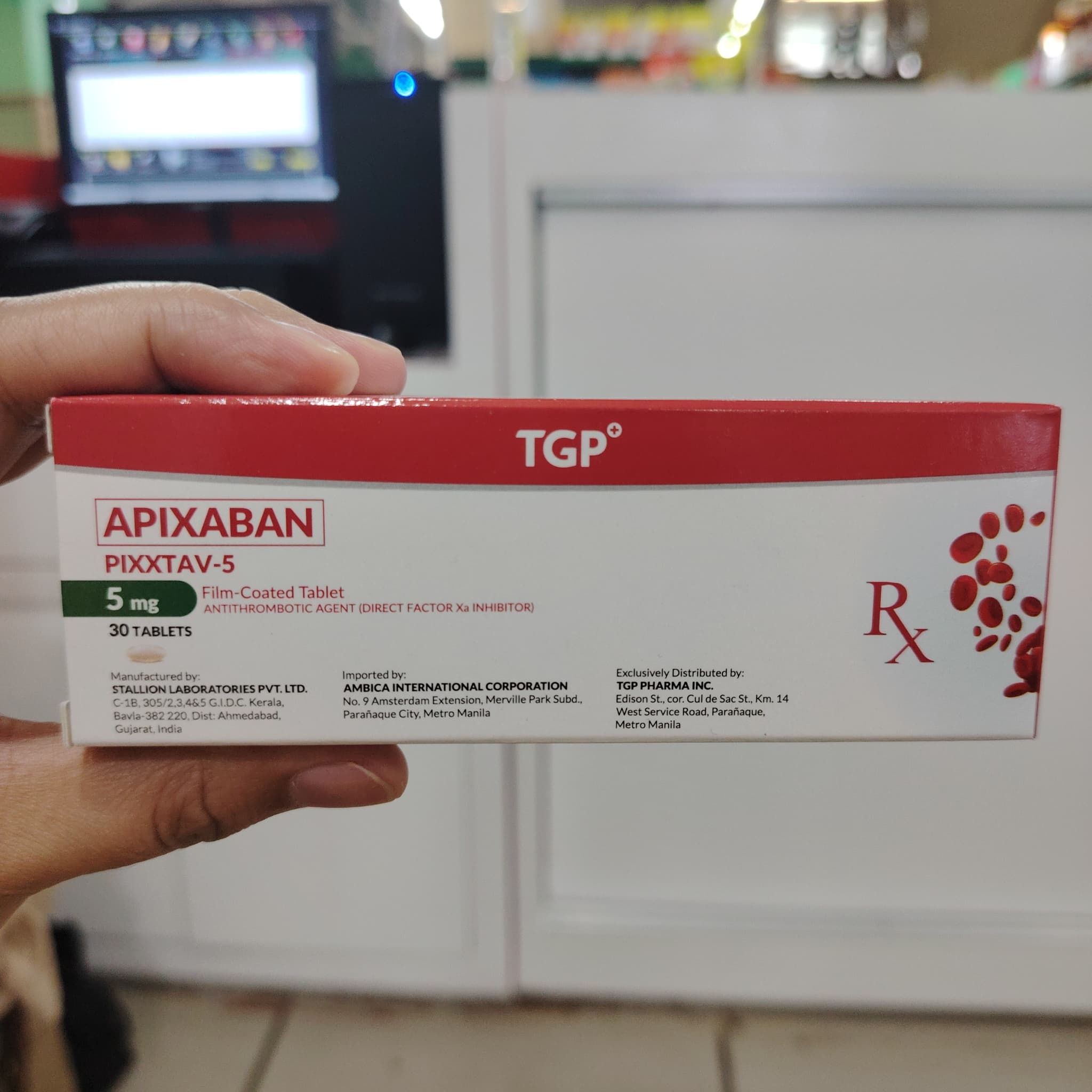 Apixaban PIXXTAV-5 5mg
