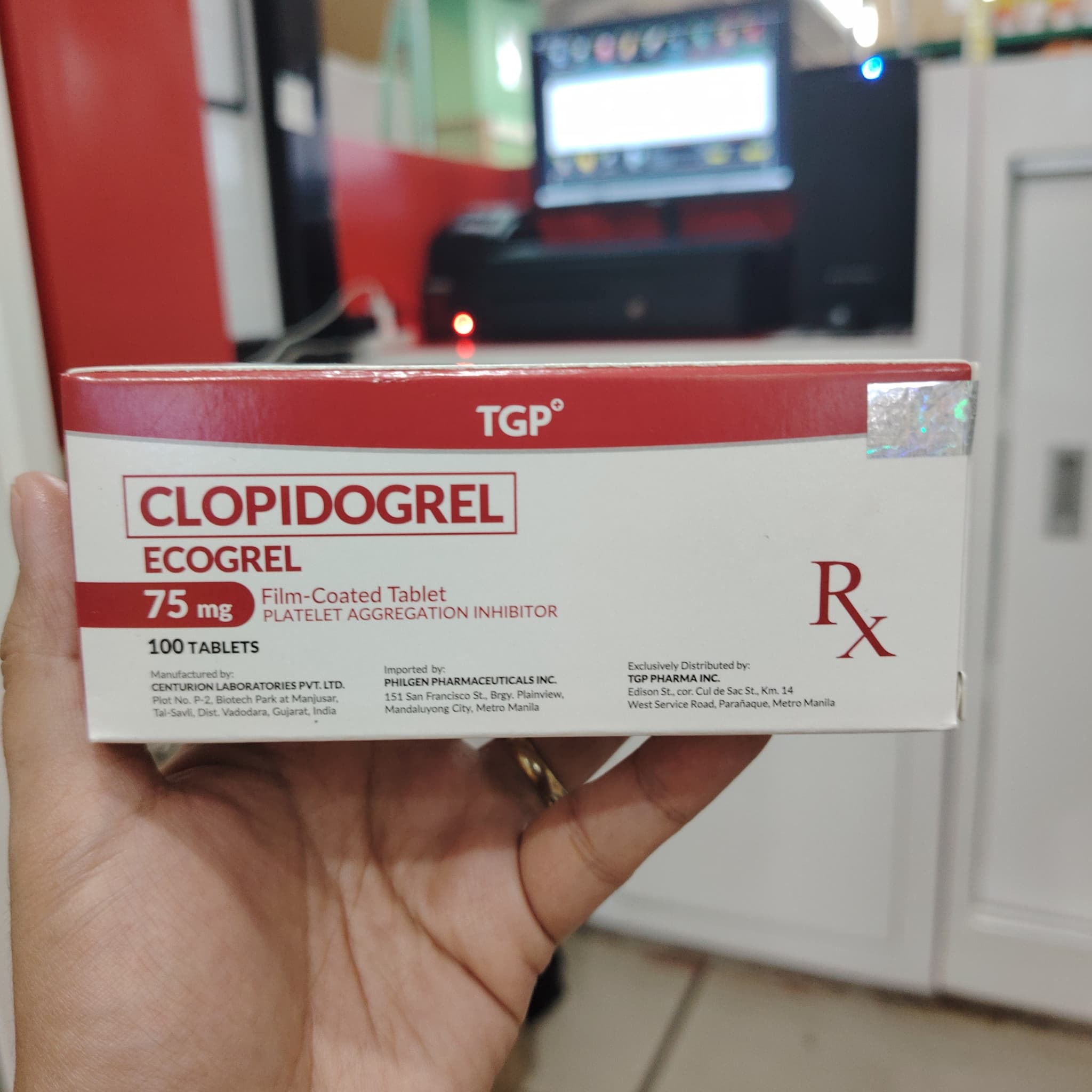 Clopidogrel ECOGREL 75mg