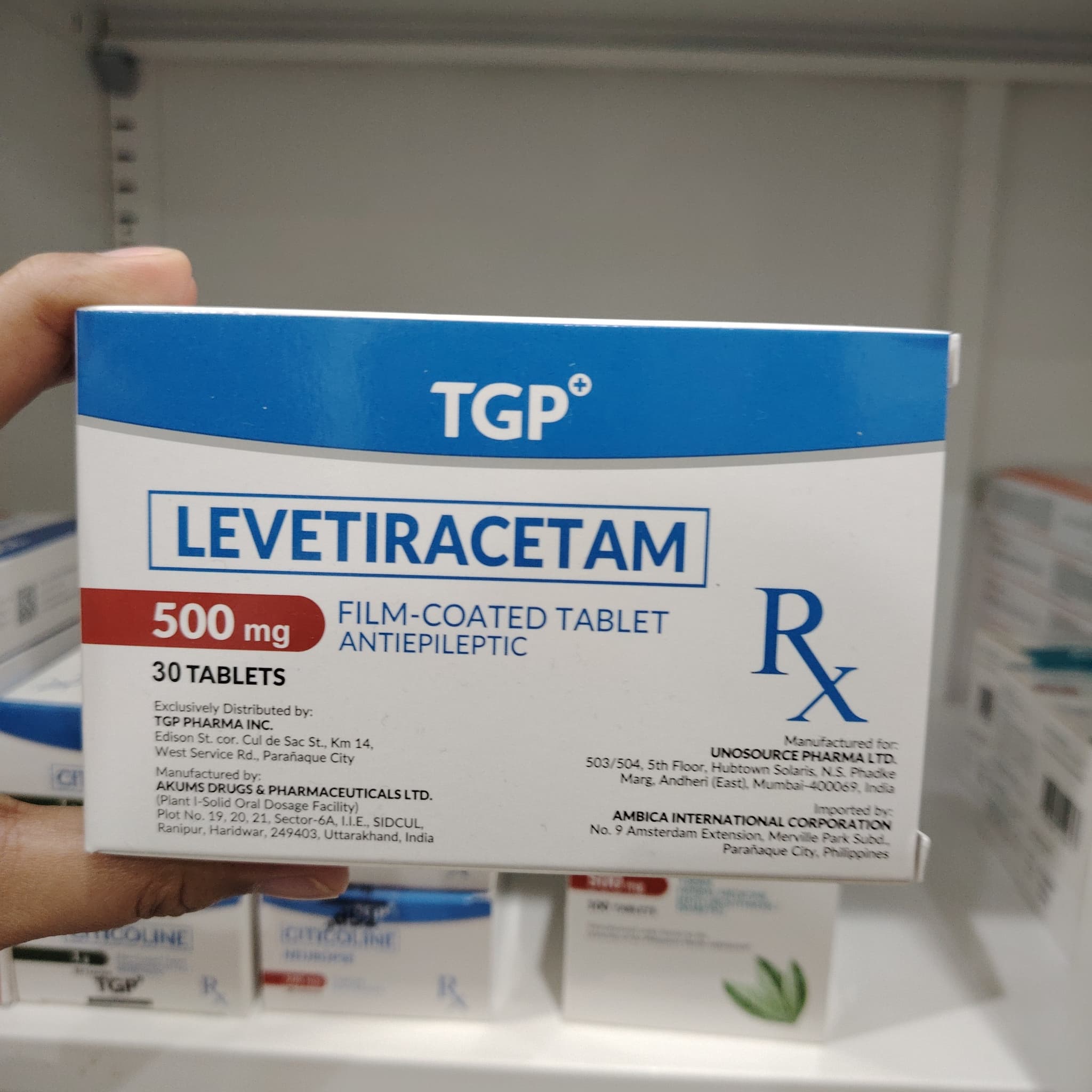 Levetiracetam 500mg