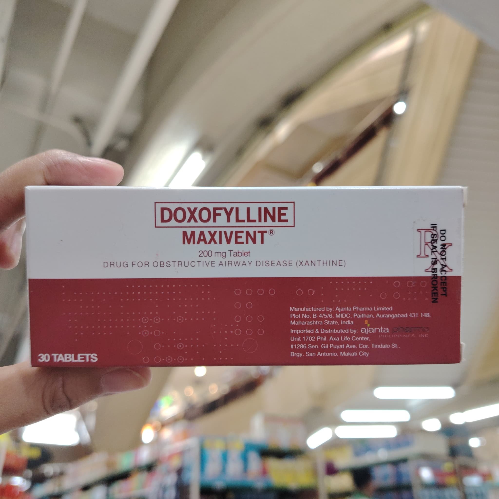 Doxofylline MAXIVENT 200mg