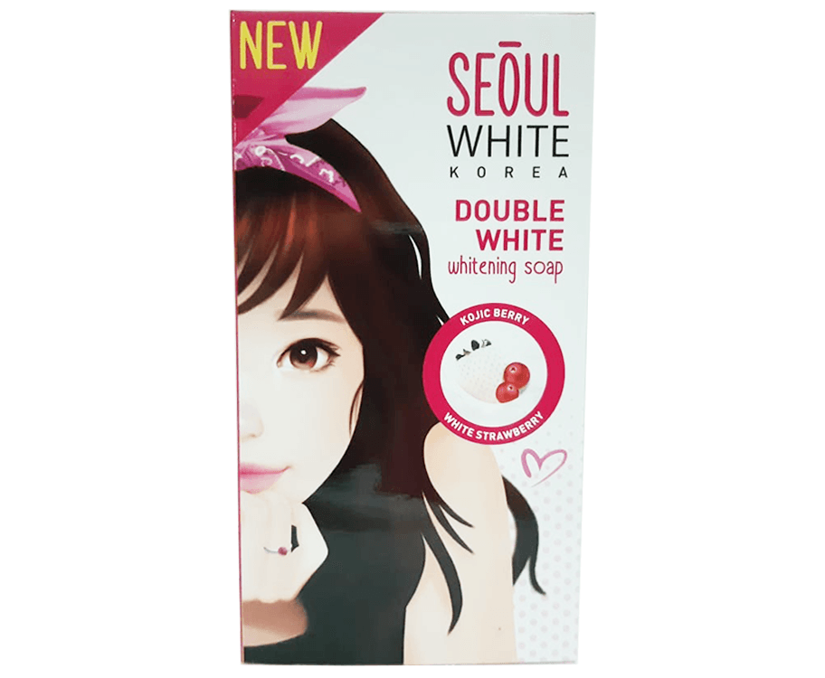 Seōul White Korea Double White Whitening Soap Kojic Berry White Strawberry (3 Packs x 60g)