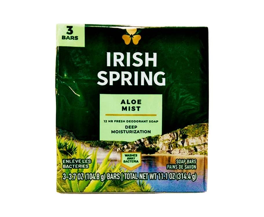 Irish Spring Aloe Mist Deep Moisturization (3 Bars x 104g)