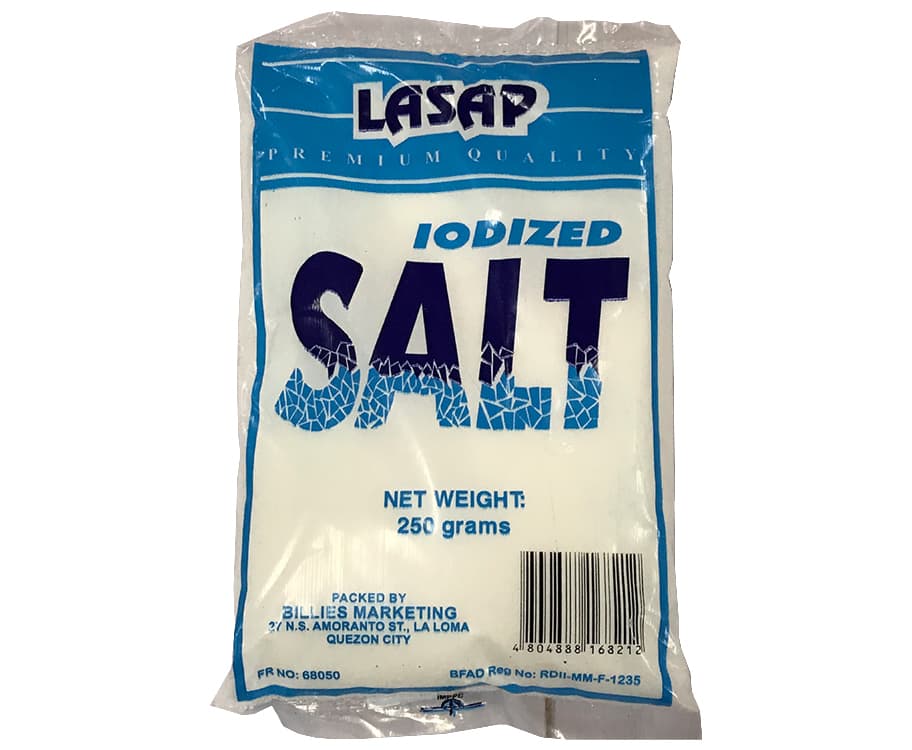 Lasap Premium Quality Iodized Salt 250g