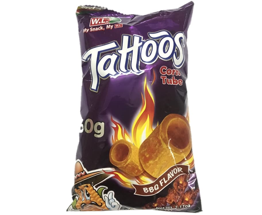 W.L. Tattoos Corn Tube BBQ Flavor 60g