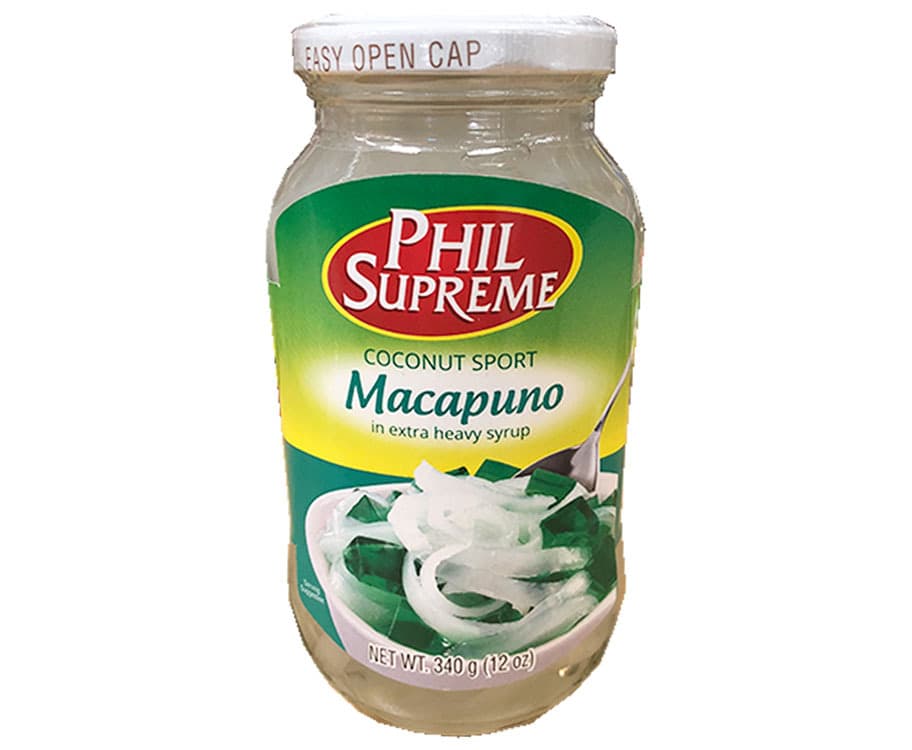 Phil Supreme Coconut Sport Macapuno in Extra Heavy Syrup 340g (12oz)
