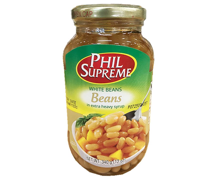Phil Supreme White Beans Beans in Extra Heavy Syrup 340g (12oz)