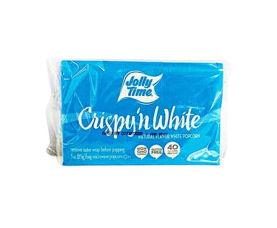 Jolly Time Crispy 'n White Natural Flavor White Popcorn Microwave Popcorn 85g