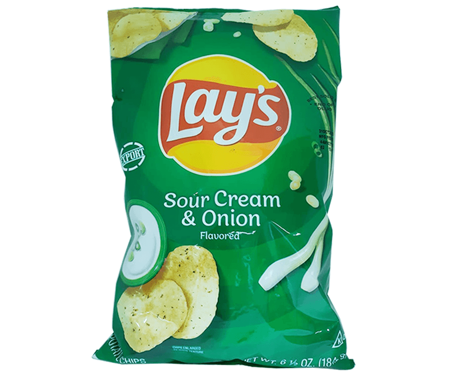 Lay's Sour Cream & Onion Flavored Potato Chips 184.2g