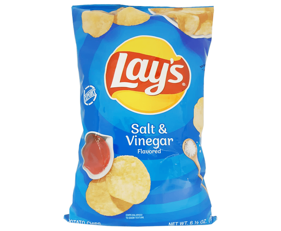 Lay's Salt & Vinegar Flavored Potato Chips 184.2g