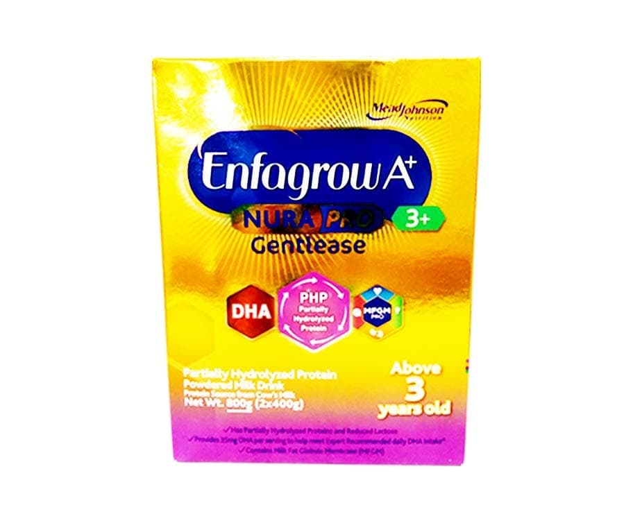 Enfagrow A+ NuraPro 3+ Gentlease Above 3 Years Old (2 Packs x 400g) 800g