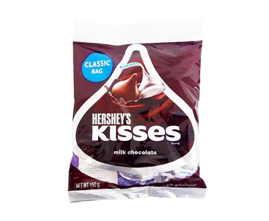 Hershey's Kisses Milk Chocolate Classic Bag 150g