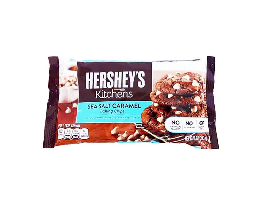 Hershey's Kitchens Sea Salt Caramel Baking Chips Gluten Free 283g