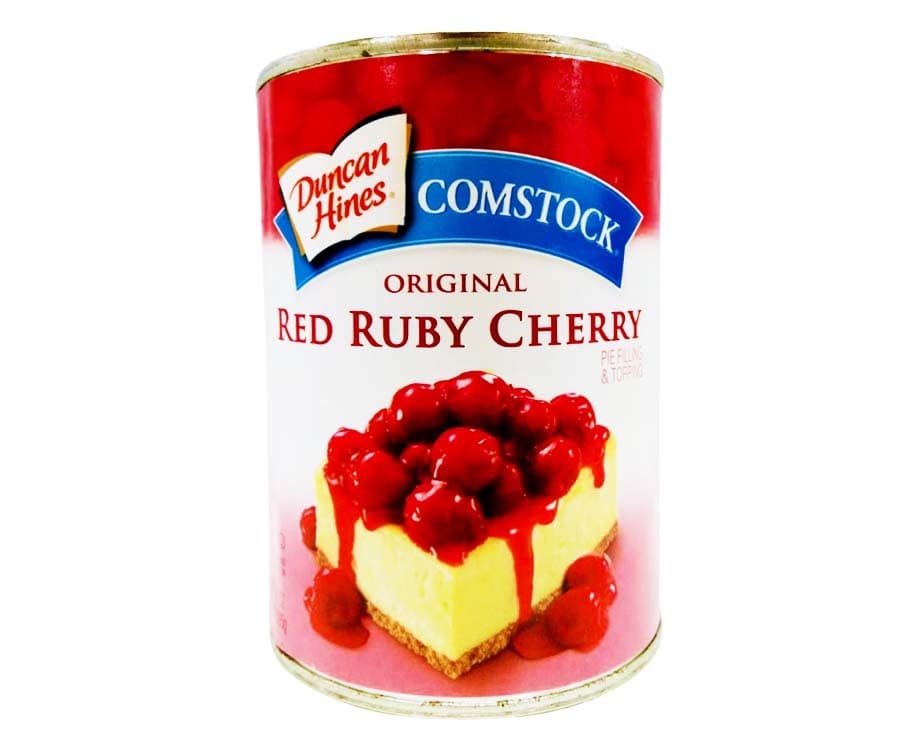 Duncan Hines Comstock Original Red Ruby Cherry Pie Filling & Topping 21oz (595g)
