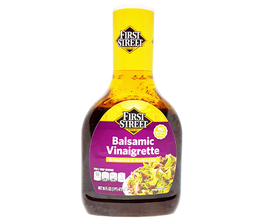 First Street Balsamic Vinaigrette Dressing & Marinade 473mL