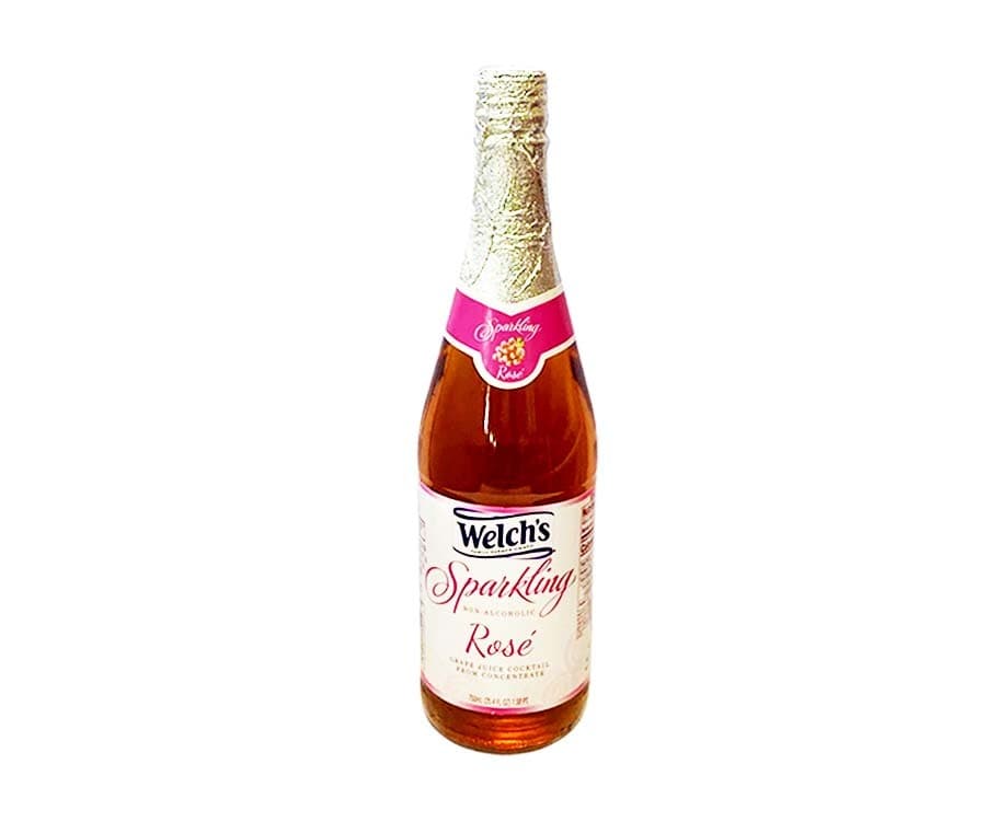 Welch's Sparkling Rosé Grape Juice Cocktail From Concentrate Non-Alcoholic 750mL