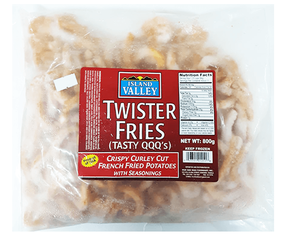 Island Valley Twister Fries (Tasty QQQ's) 800g