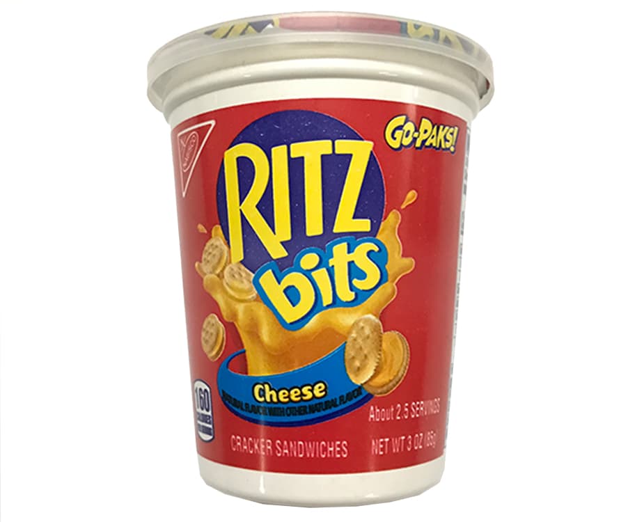 Nabisco Ritz Bits Cheese Cracker Sandwiches Go-Paks 85g