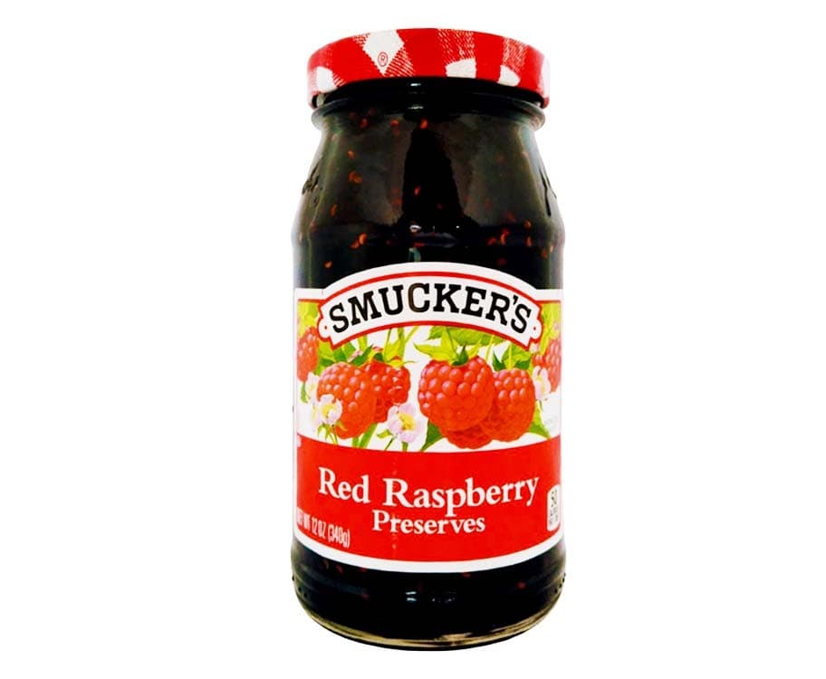 Smucker's Red Raspberry Preserves 12oz (340g)