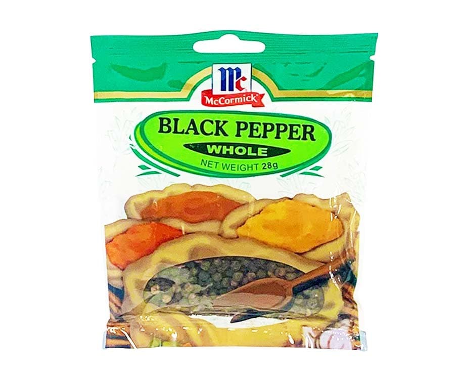 McCormick Black Pepper Whole 28g