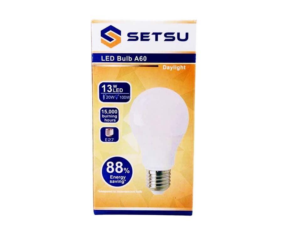 Setsu LED Bulb A60 13W LED 20W 100W 1300lm Daylight