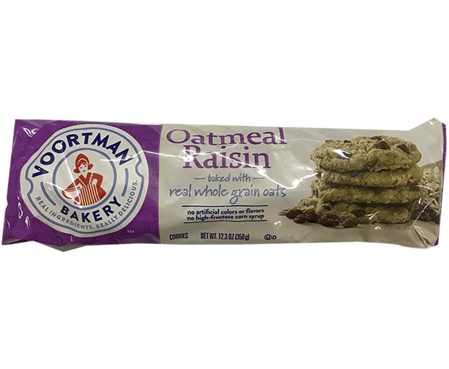 Voortman Bakery Oatmeal Raisin Baked with Real Whole Grain Oats 350g