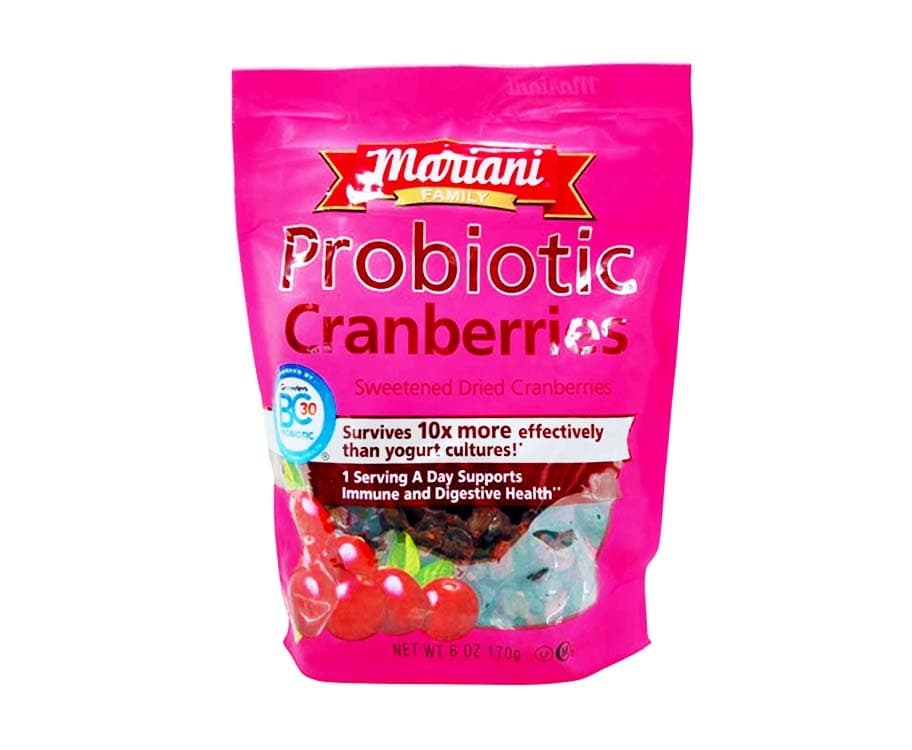 Mariani Family Probiotic Cranberries Sweetened Dried Cranberries 170g