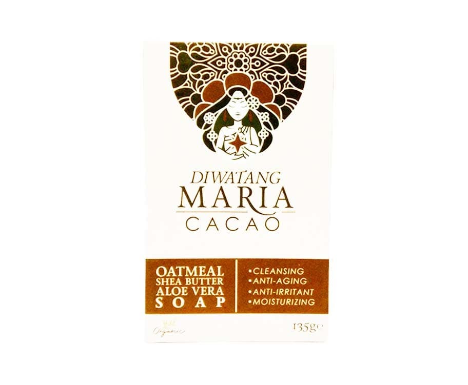 Diwatang Maria Cacao Oatmeal Shea Butter Aloe Vera Organic Soap 135g