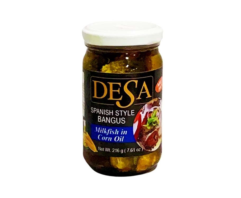 Desa Spanish Style Bangus Milkfish in Corn Oil Mild Hot 216g