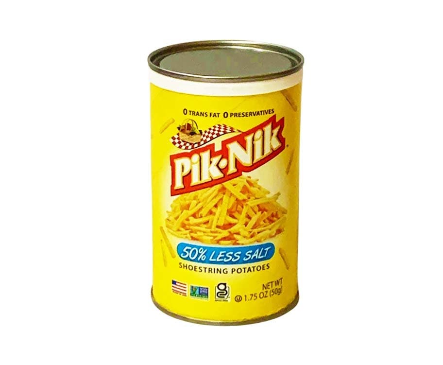 Pik-Nik 50% Less Salt Shoestring Potatoes 1.75oz (50g)