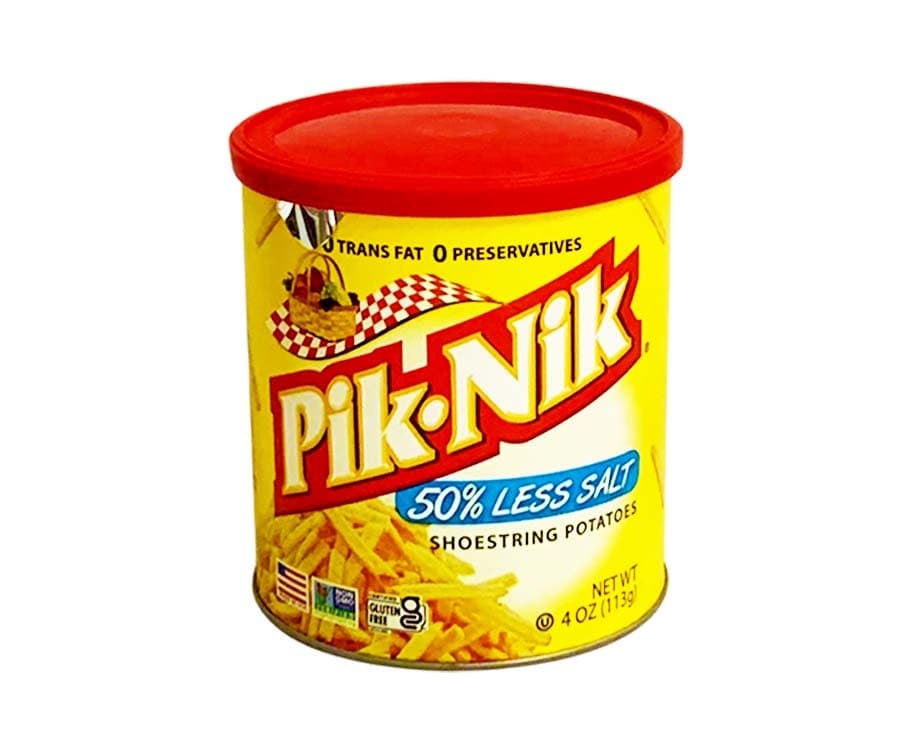 Pik-Nik 50% Less Salt Shoestring Potatoes 4oz (113g)