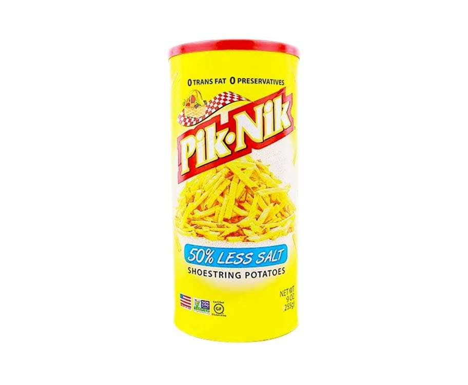 Pik-Nik 50% Less Salt Shoestring Potatoes 9oz (255g)