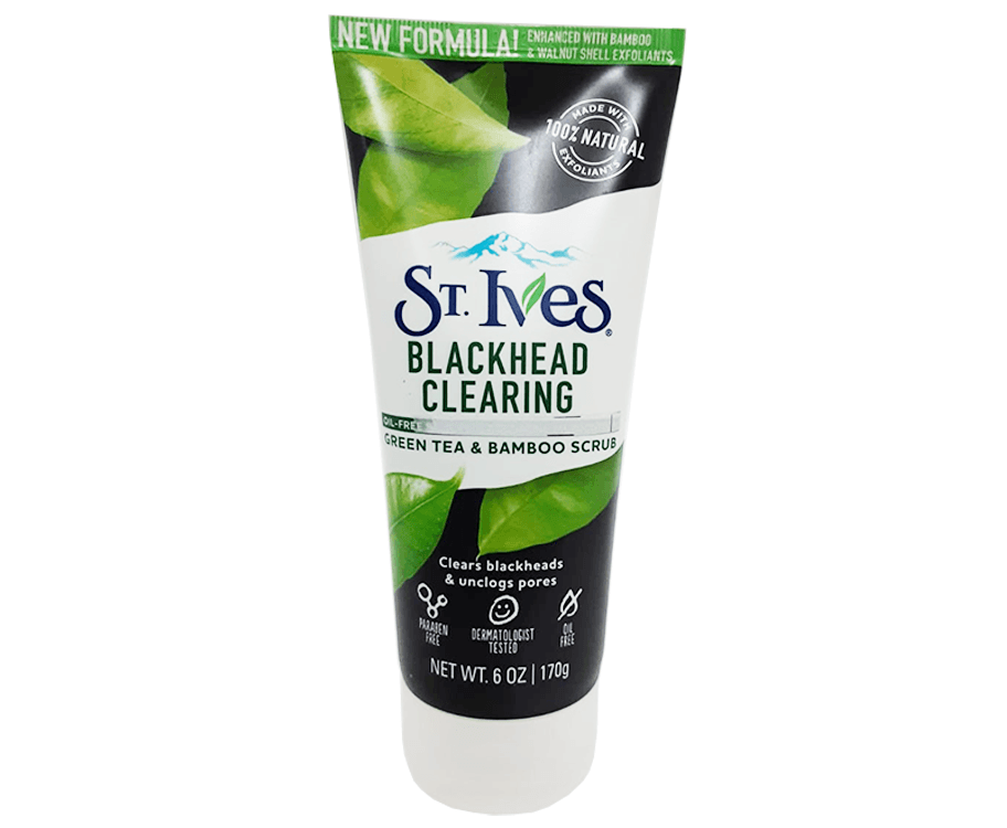 St. Ives Blackhead Clearing Green Tea & Bamboo Scrub 170g