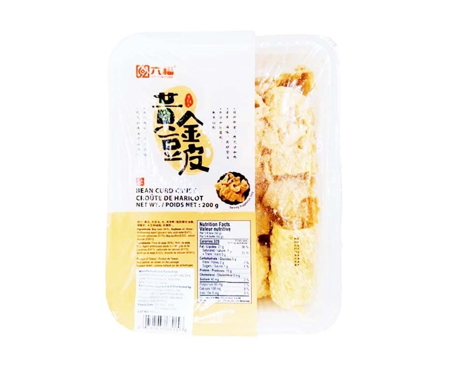 Six Fortune Bean Curd Crust 200g