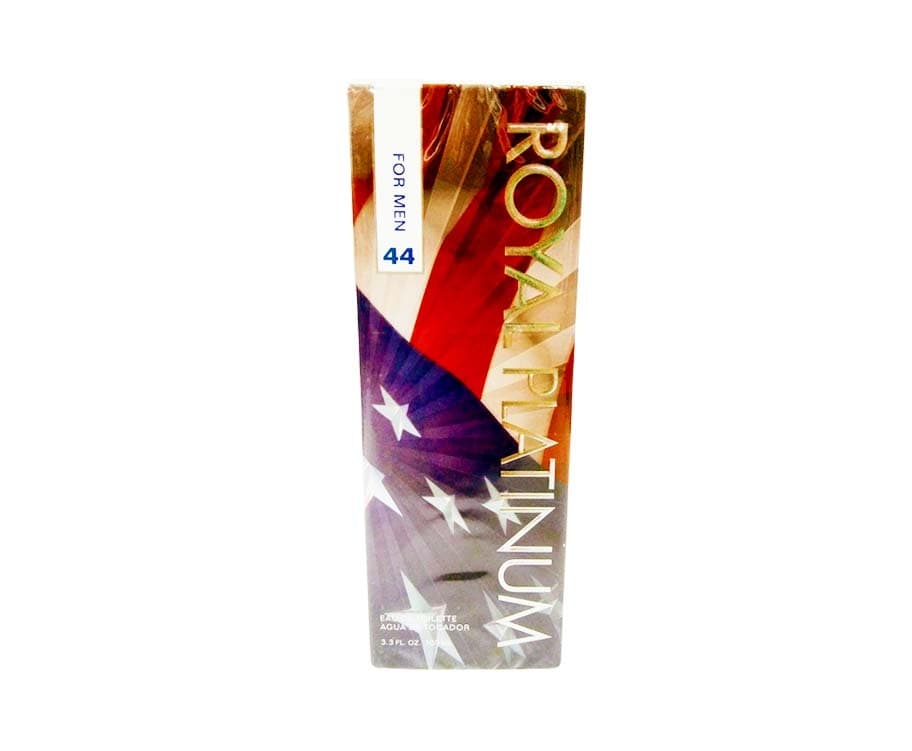 Royal Platinum Eau de Toilette Agua De Tocador Perfume For Men 44 100mL