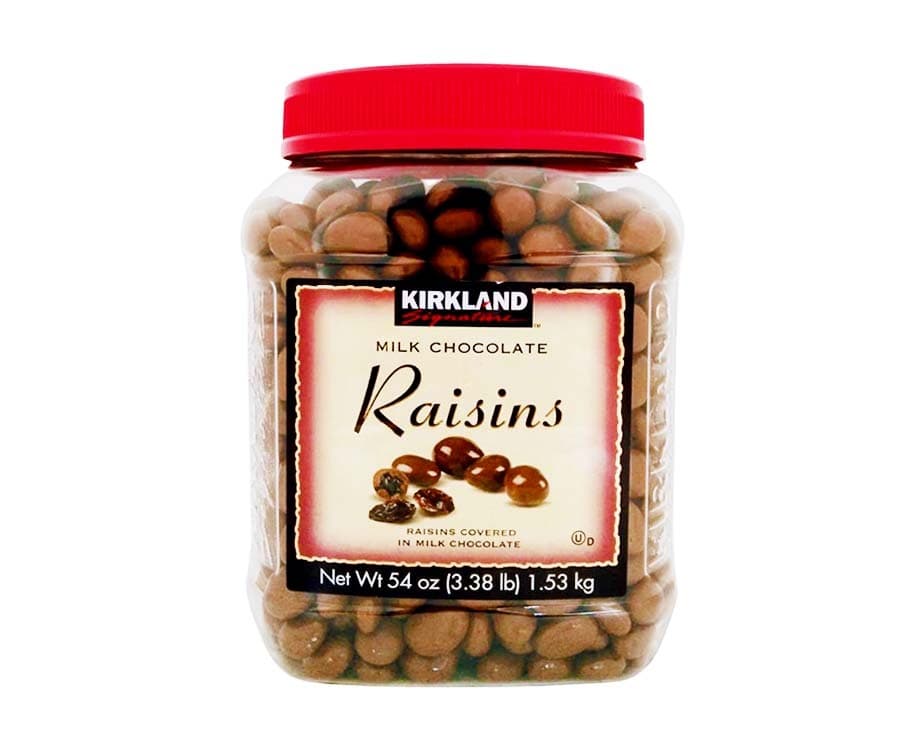 Kirkland Signature Milk Chocolate Raisins 1.53kg (3.38lb)