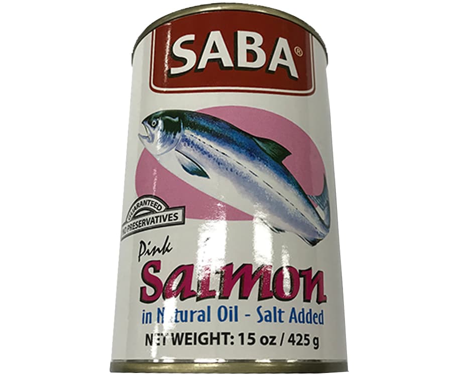 Saba Pink Salmon in Natural Oil - Salt Added 425g