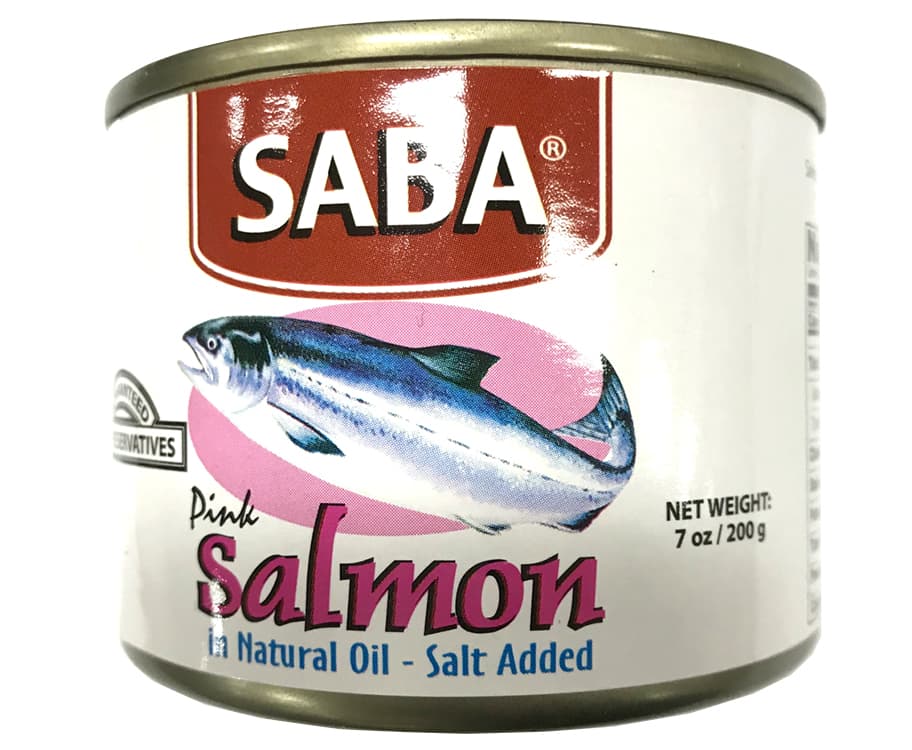 Saba Pink Salmon in Natural Oil - Salt Added 200g