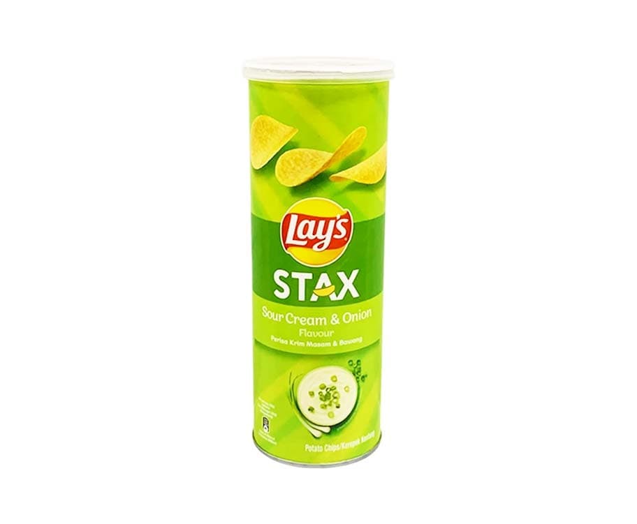 Lay's Stax Sour Cream & Onion Potato Chips 105g