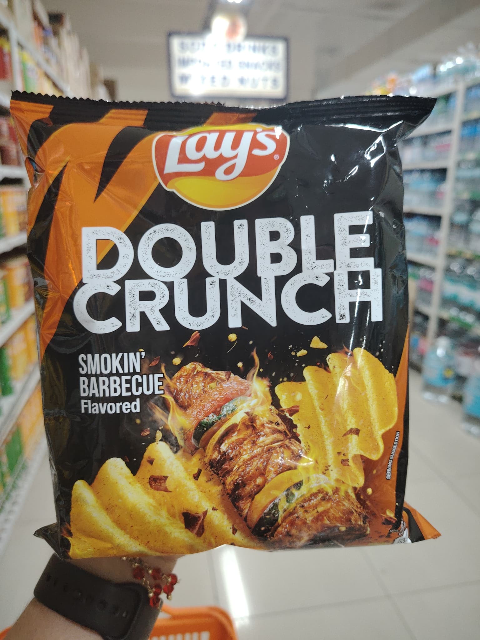 Lay's Double Crunch Smokin barbeque 50g