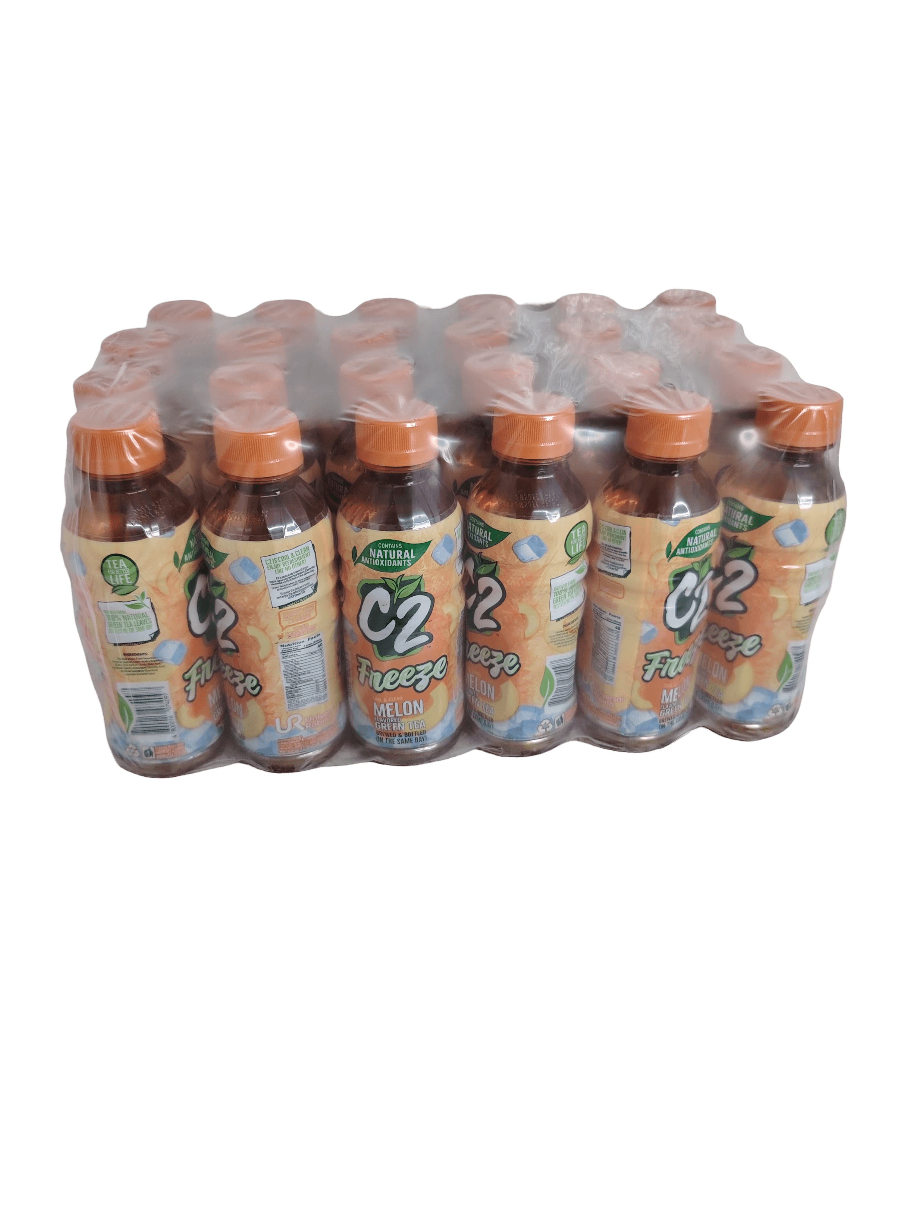 C2 Freeze Melon Flavored Green Tea (24 Packs x 230mL)