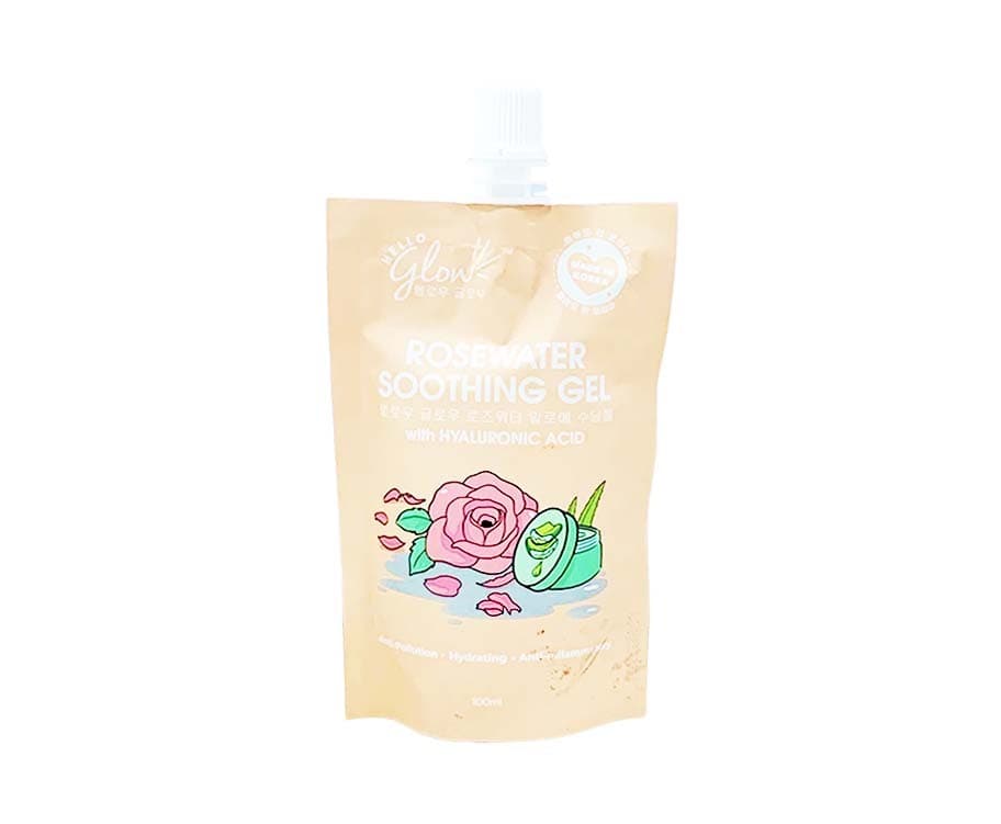 Hello Glow Rosewater Soothing Gel with Hyaluronic Acid 100mL