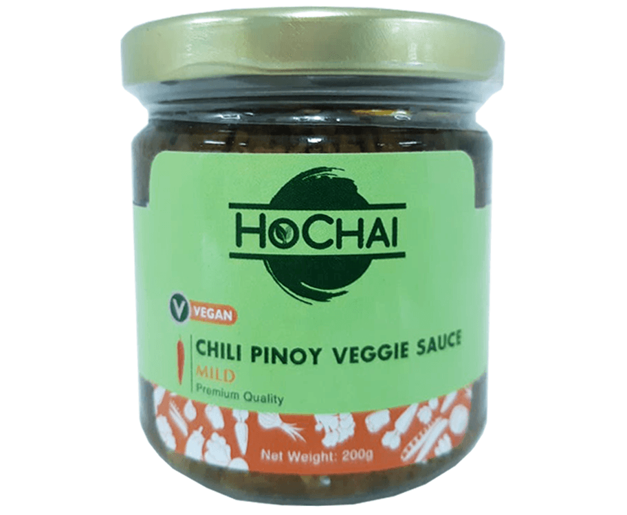 HoChai Chili Pinoy Veggie Sauce Mild Vegan 200g