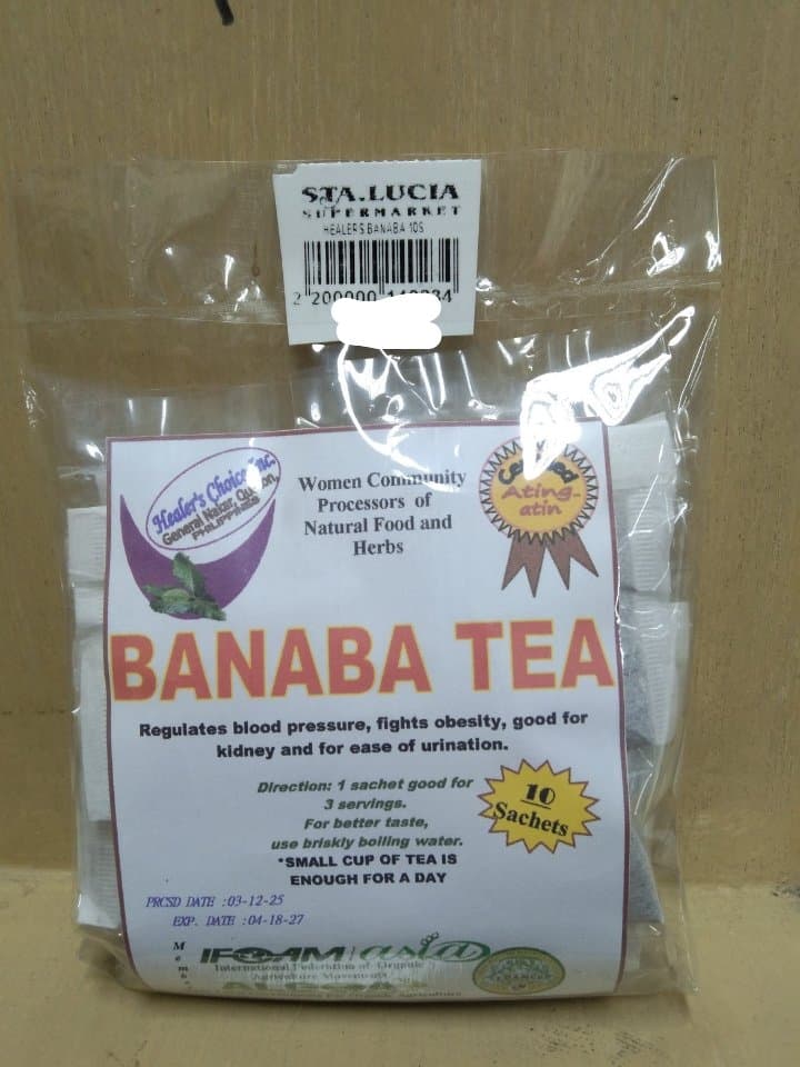 Healer’s Choice Banaba Tea 10 Sachets