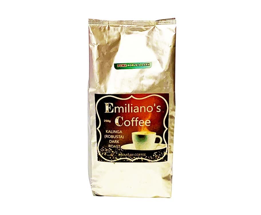 Emiliano's Coffee Kalinga (Robusta) Dark Roast Premium Coffee 250g