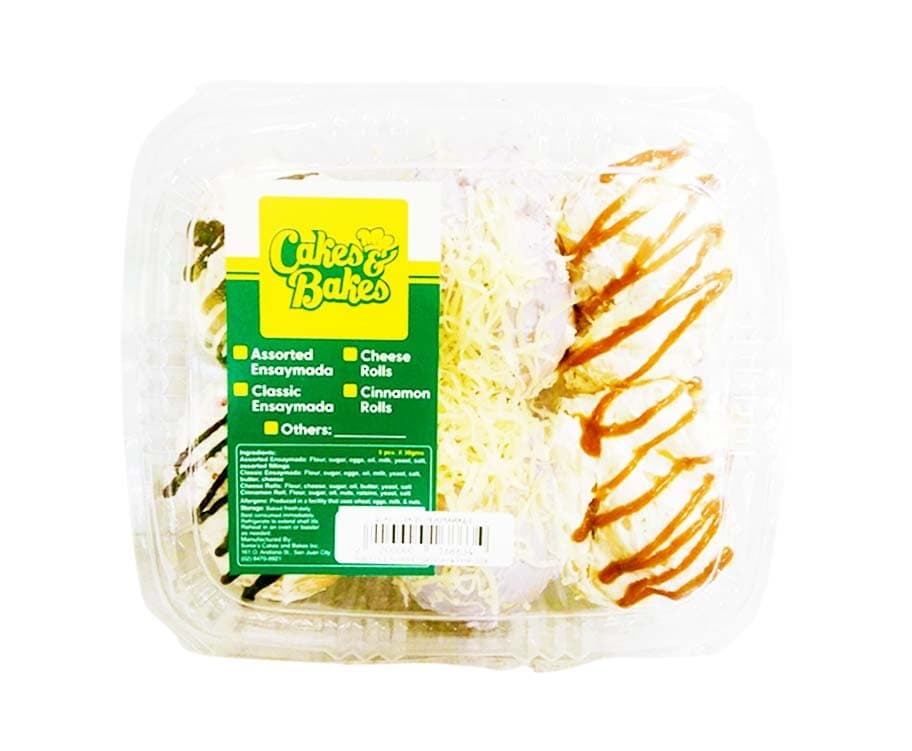 Sonia Cakes & Bakes Ensaymada Assorted (6 Packs x 30g) 180g