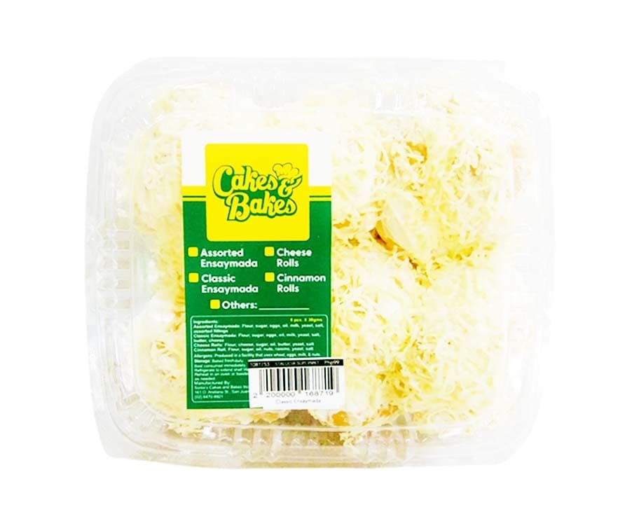 Sonia Cakes & Bakes Classic Ensaymada (6 Packs x 30g) 180g