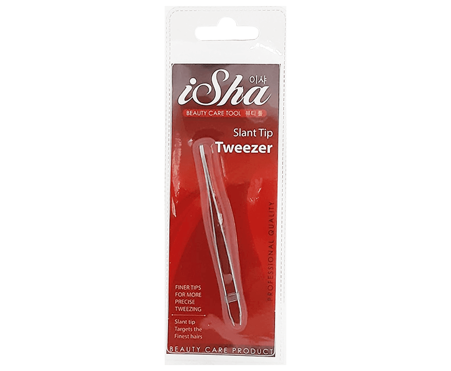 iSha Beauty Care Tool Slant Tip Tweezer