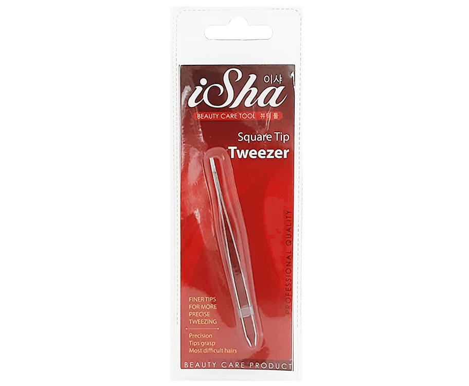 iSha Beauty Care Tool Square Tip Tweezer