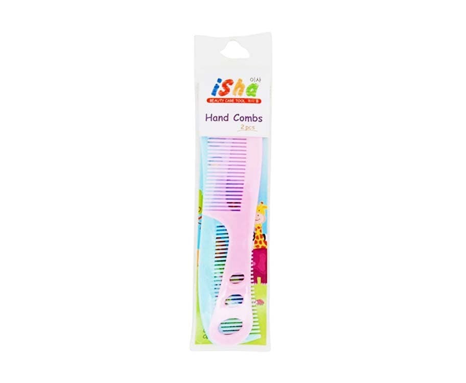 iSha Beauty Care Tool Hand Combs 2 Pieces